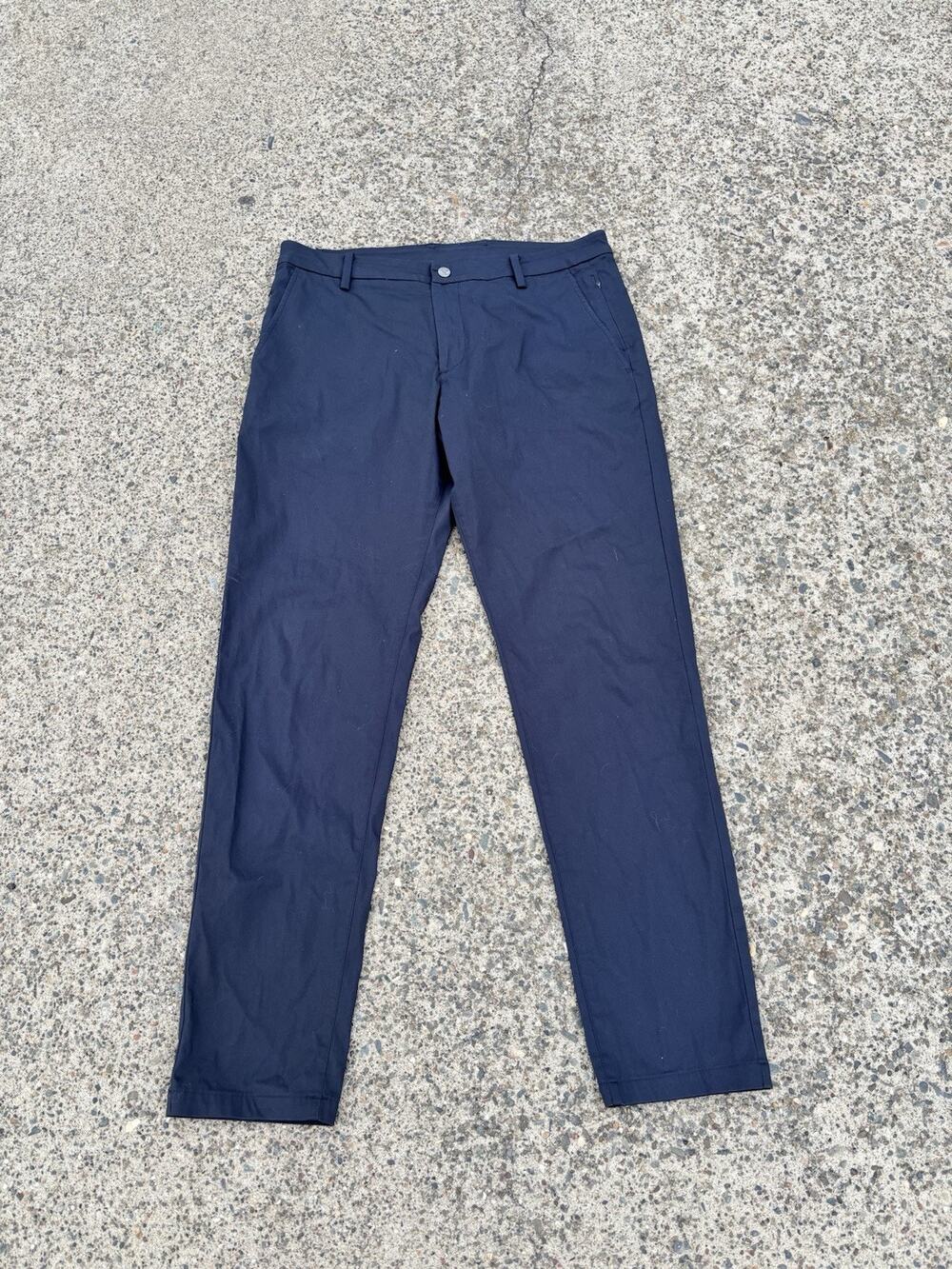 Birddogs Pants Boom For Your Boomstick 34x32 Lined Blue Stretch Golf Flat Front